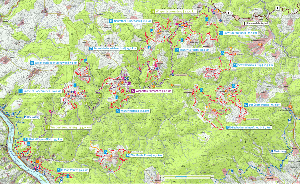 Wisper Trails – Premiumwandern im Wispertaunus